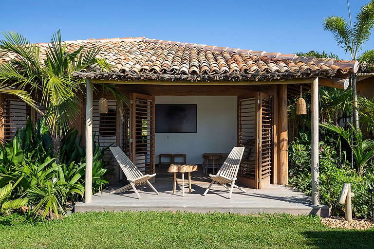 Villa incrível com charme baiano em Trancoso