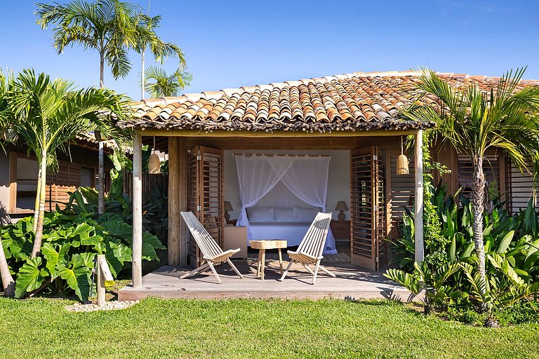Villa incrível com charme baiano em Trancoso