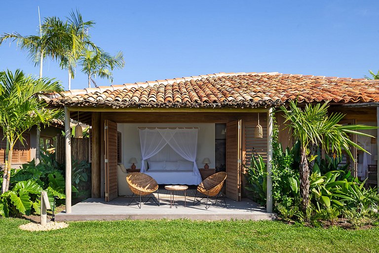 Villa incrível com charme baiano em Trancoso